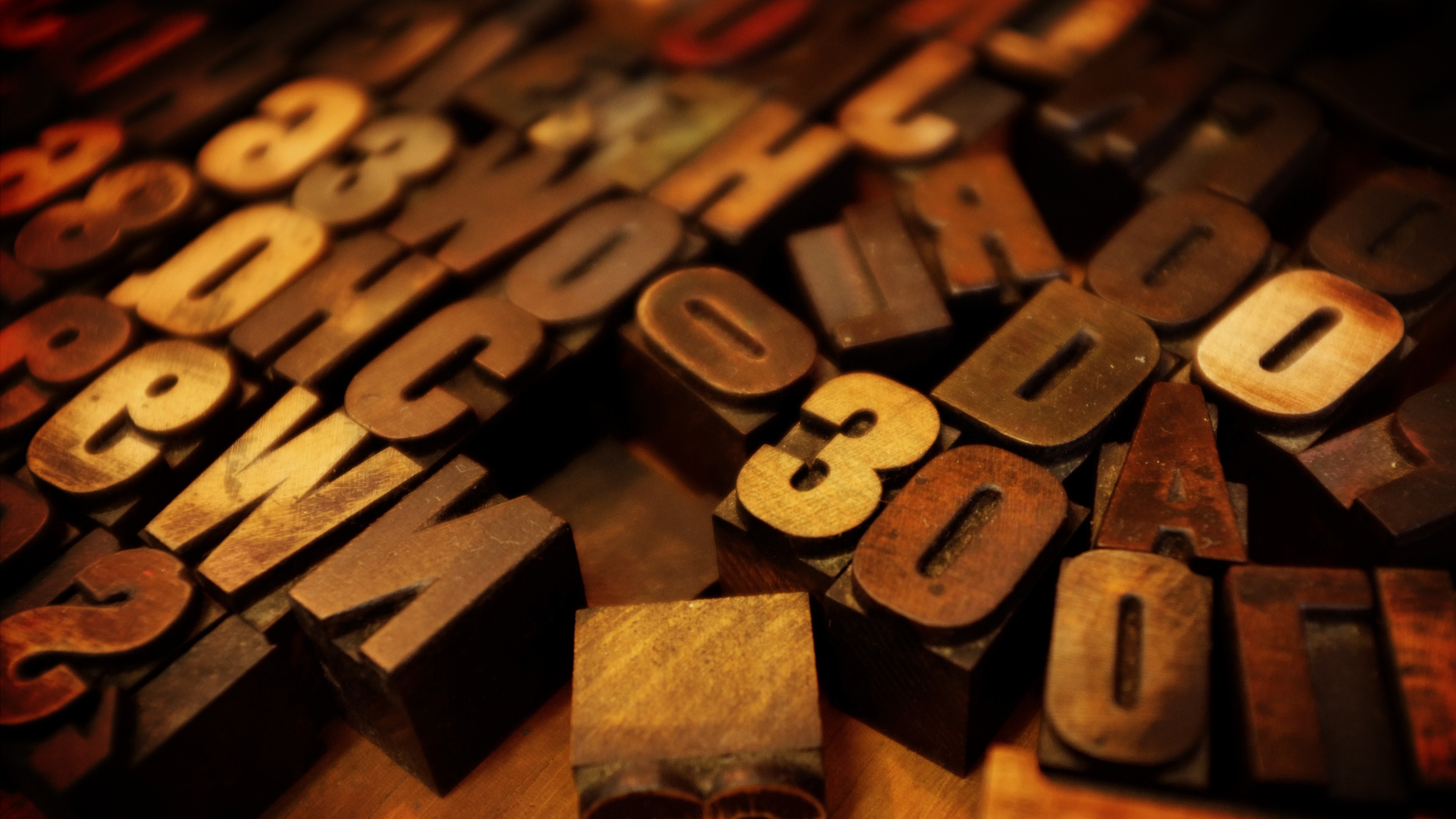 Numbers Desktop Widescreen 4K Wallpaper