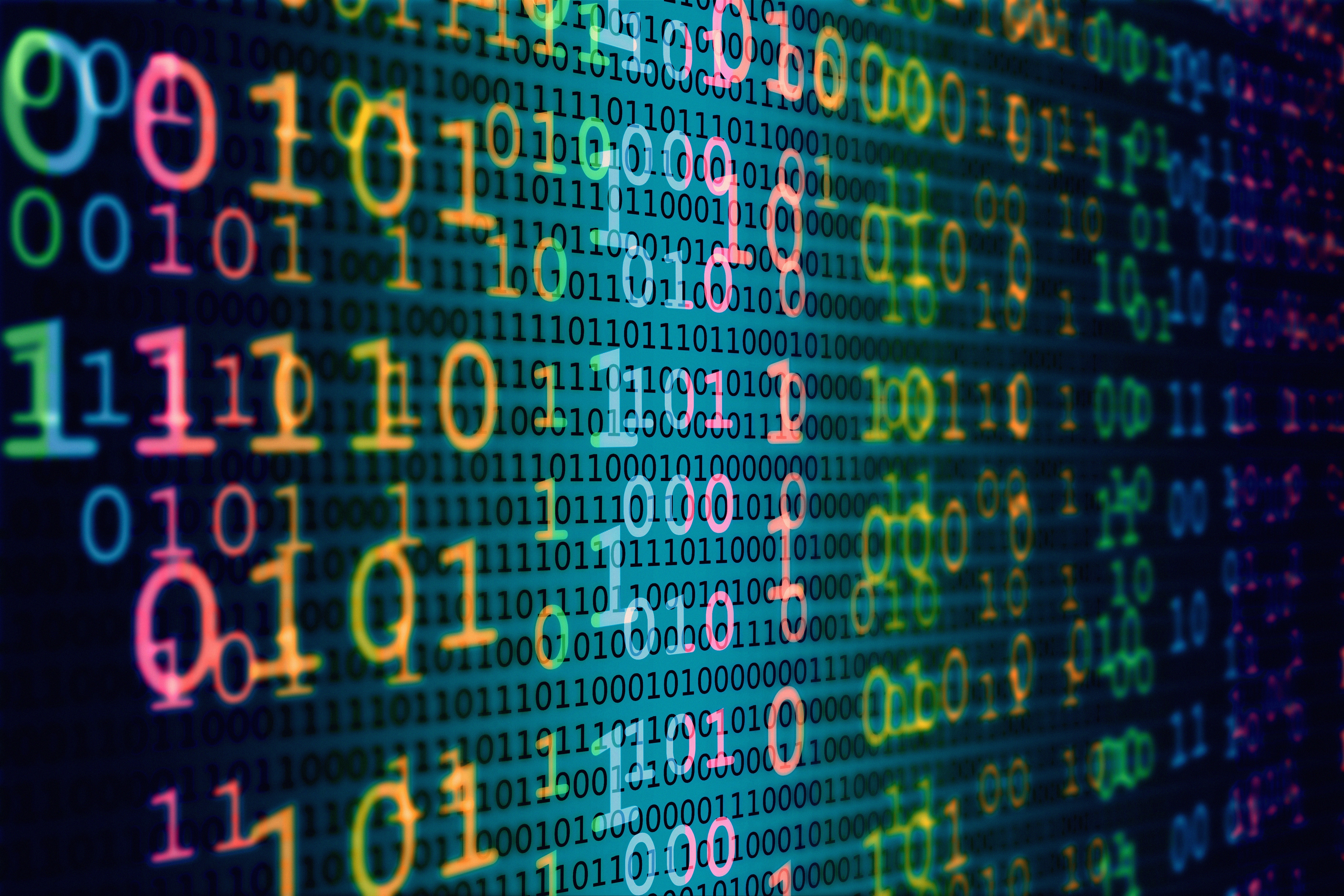 Technology Binary 4k Ultra HD Wallpaper