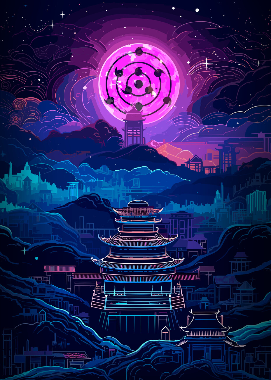 Japanese Castle Anime Landscape