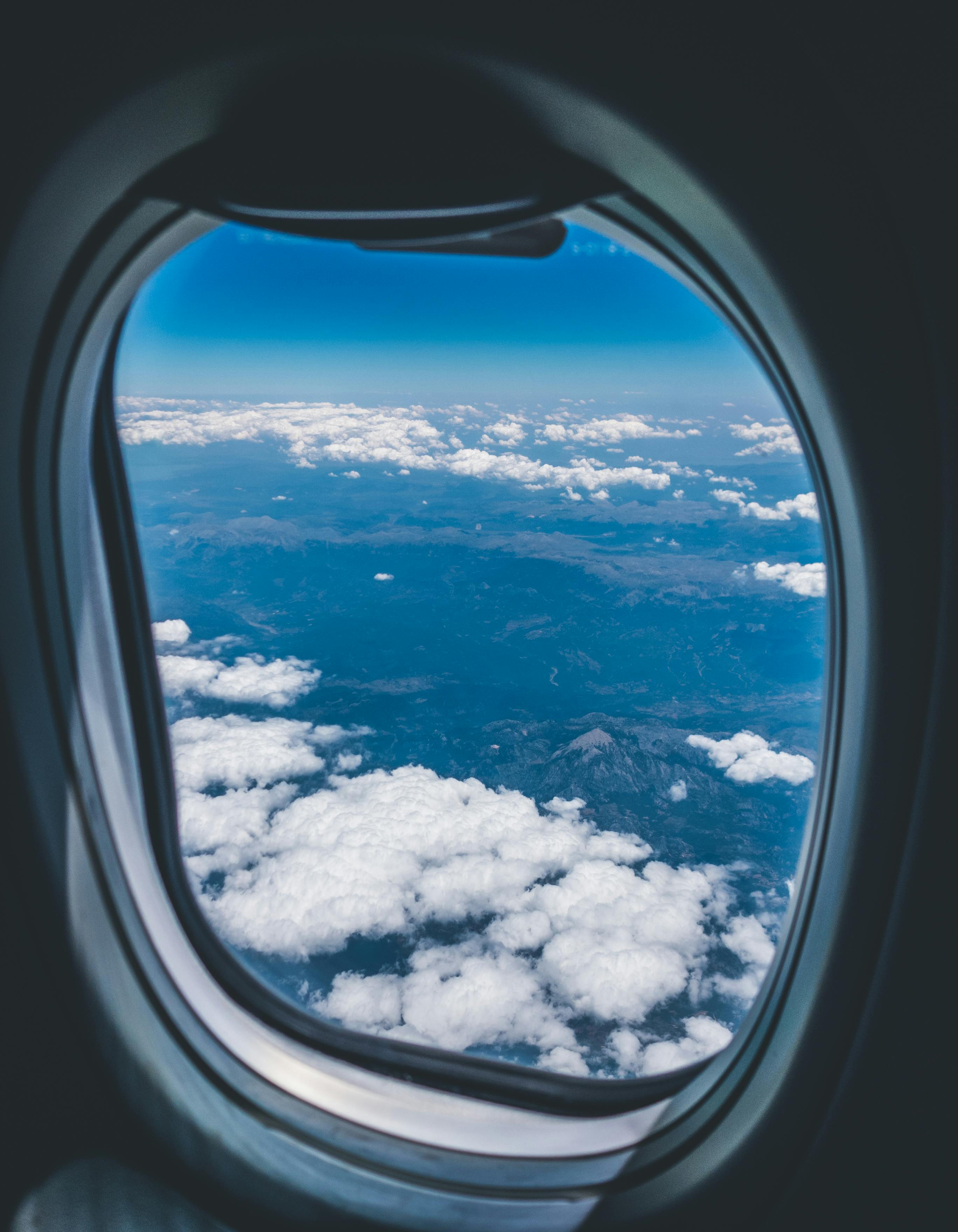 Plane Window Photo, Download The BEST
