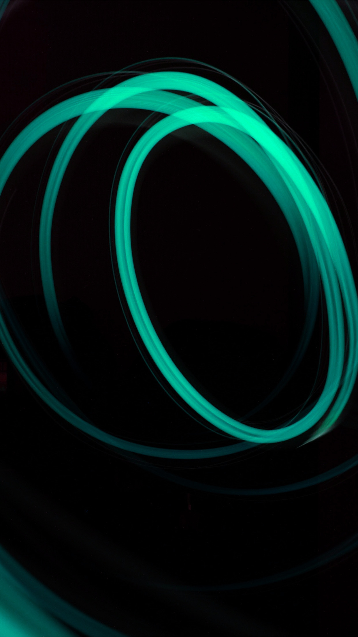 Circle light dark green pattern