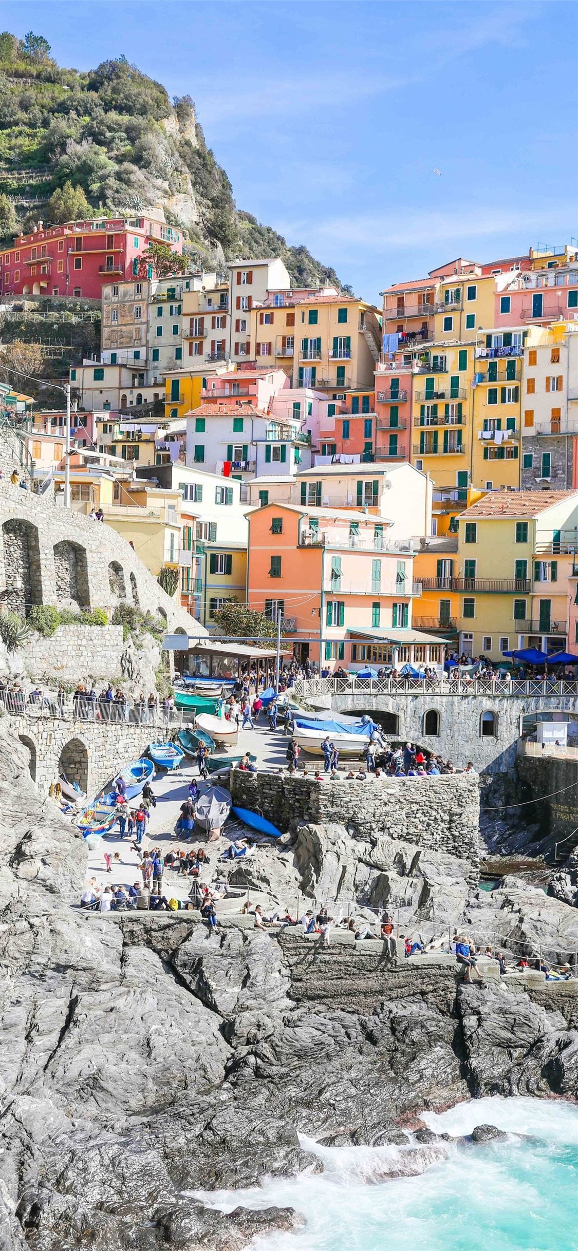 Italy Photo Print Colourful Cinque