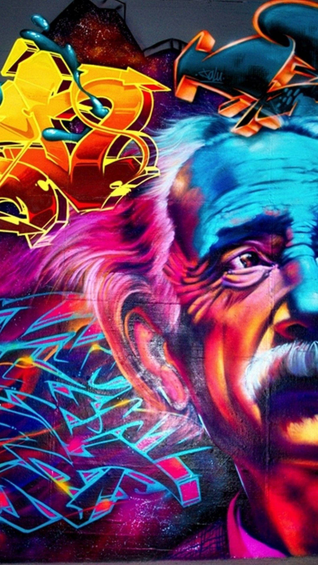 Download Colorful Albert Einstein