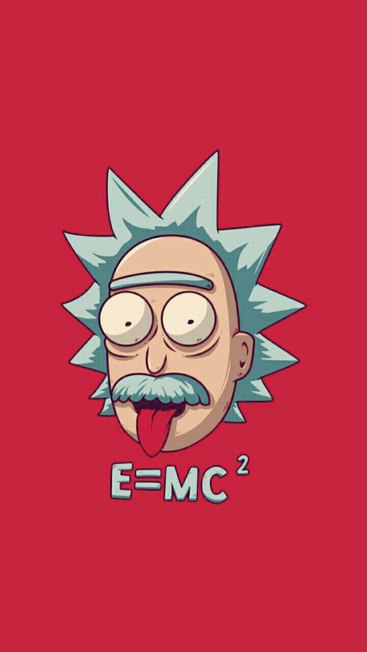 Rick as Albert Einstein