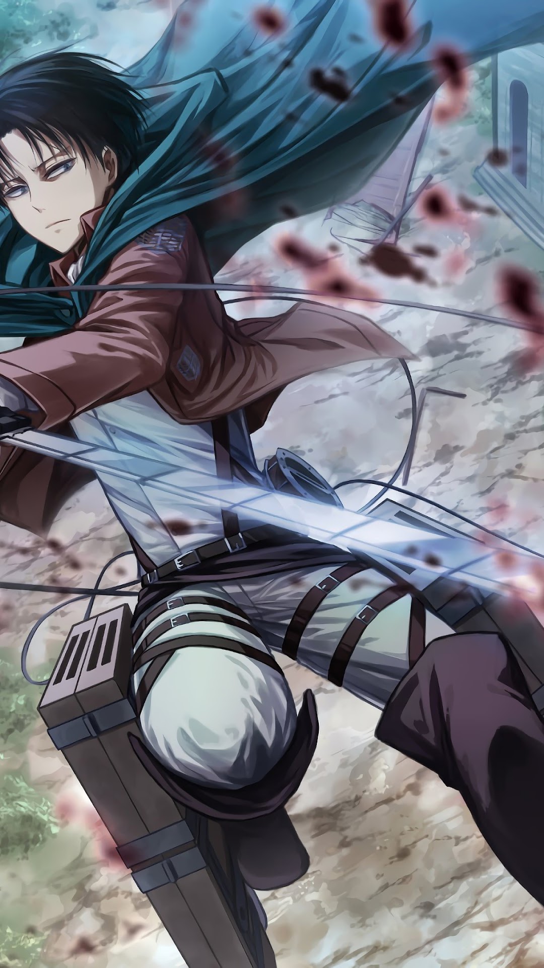 Levi Attack on Titan 4K Wallpaper