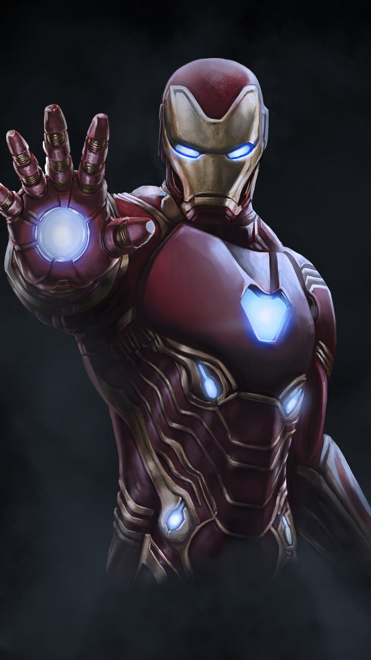 4k Iron Man Newart iPhone 6
