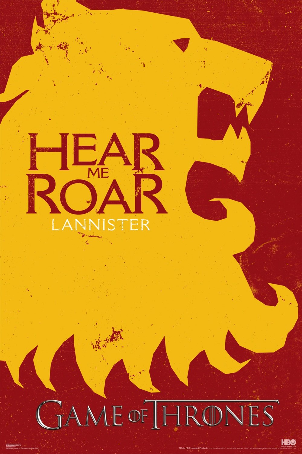NMR PAS0344 Game of Thrones Lannister