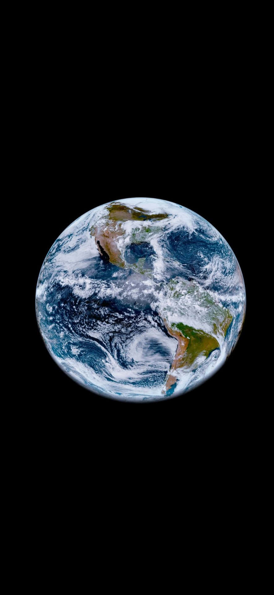 Earth with the iPhone X Wallpaper