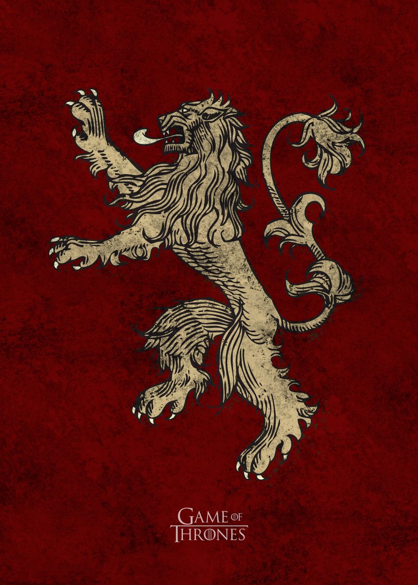 Lannister Dark Sigil' Poster, picture