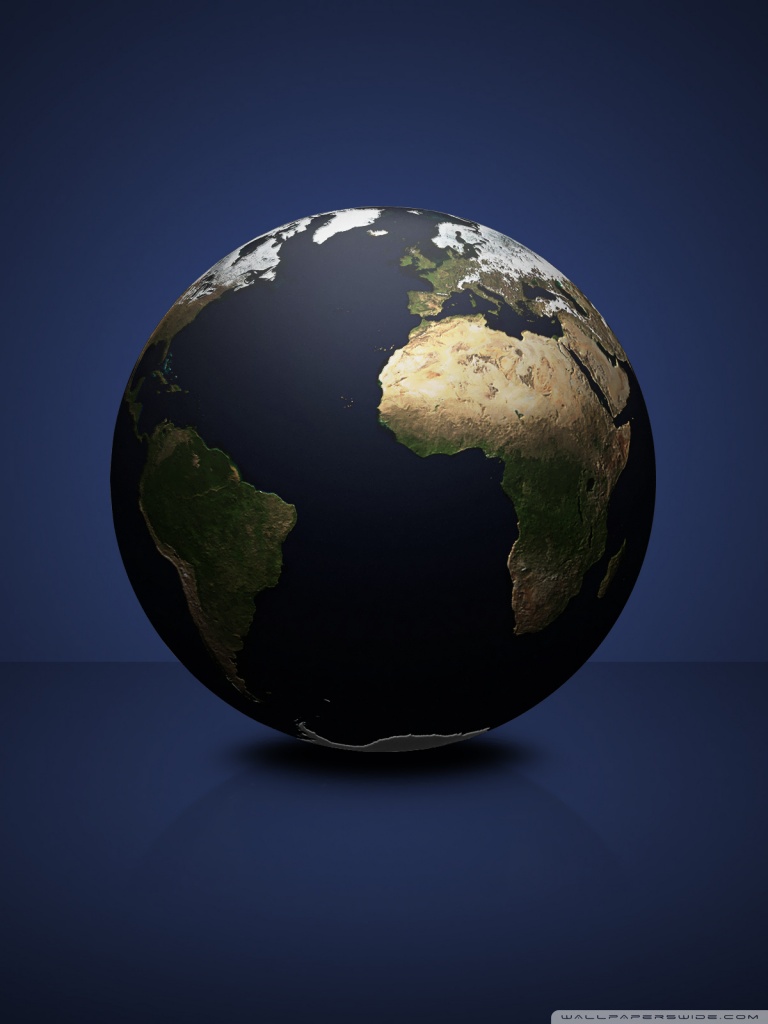World Globe Ultra HD Desktop Background