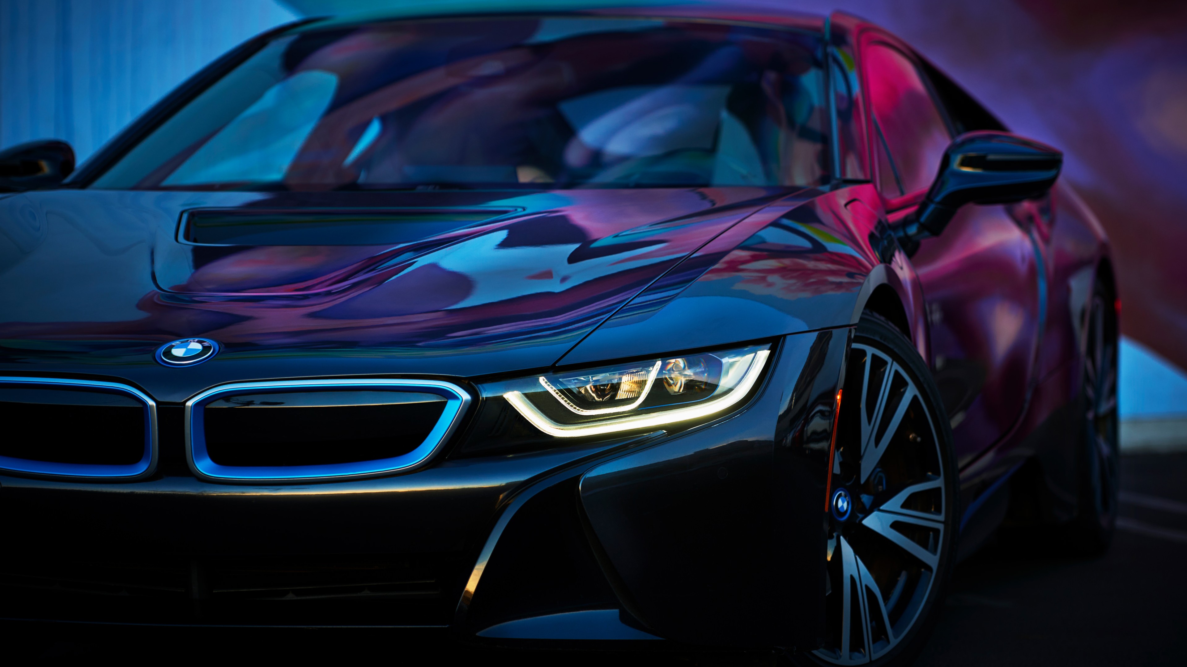 BMW i8 4K Wallpaper Car
