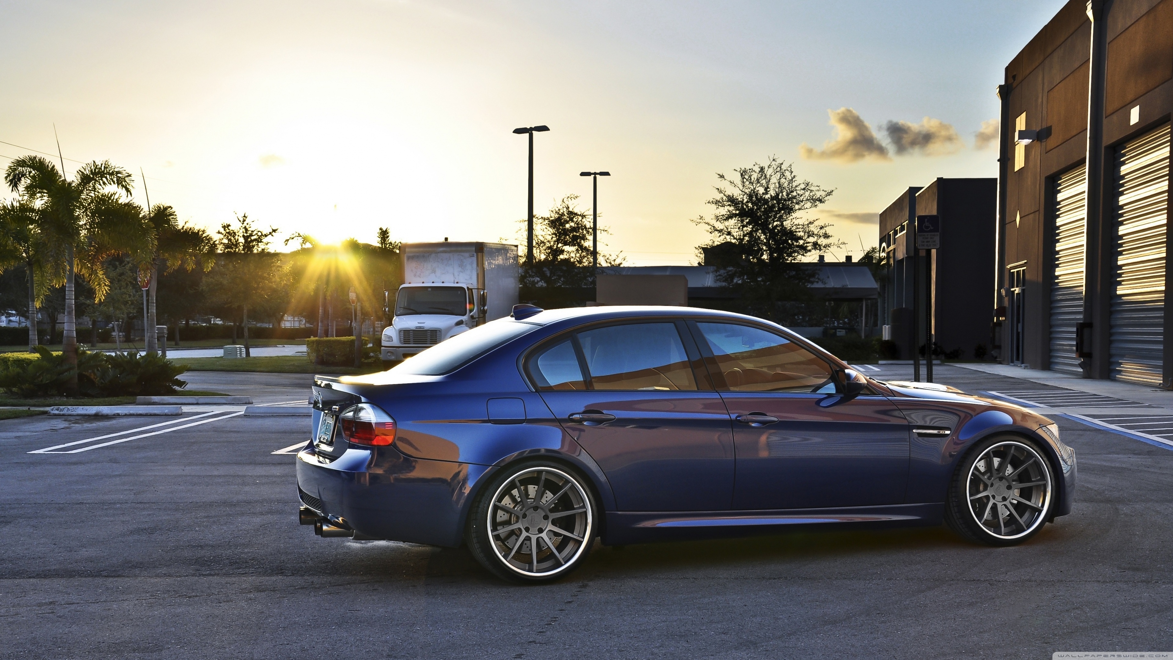BMW M3 Blue Ultra HD Desktop Background