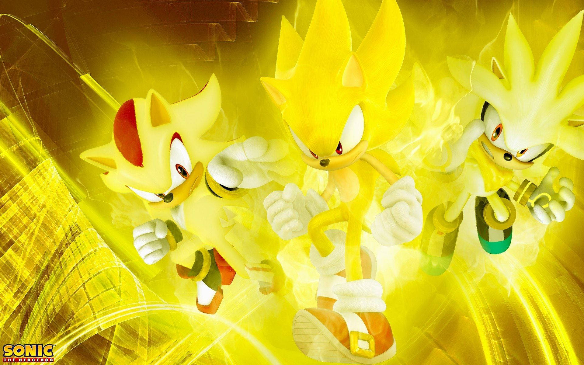 Download Super Sonic Flash Up Wallpaper