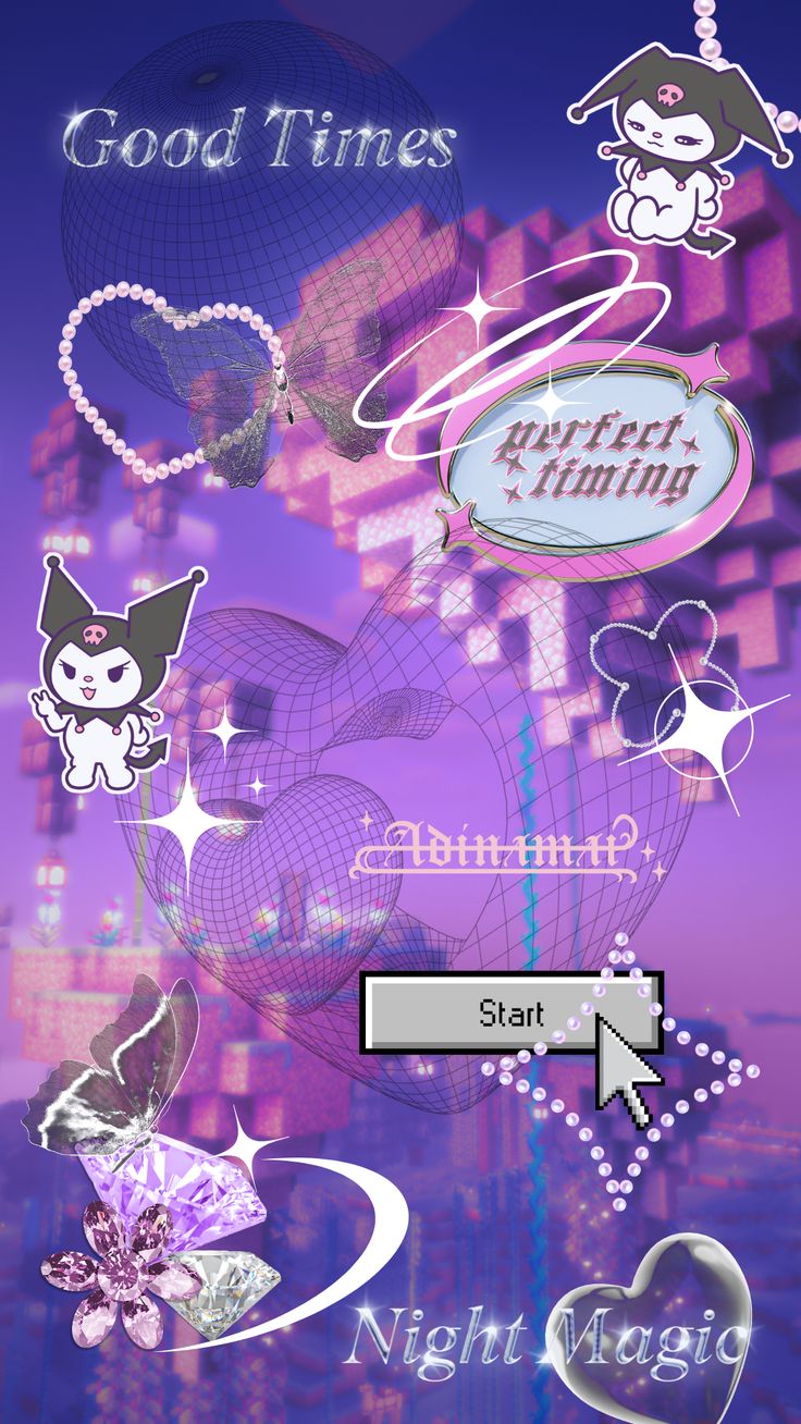 Y2K Kuromi Wallpaper