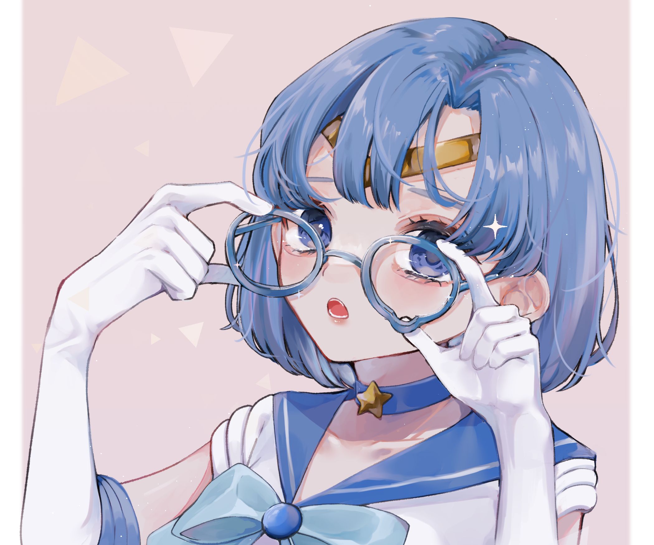 Mobile wallpaper: Anime, Glasses