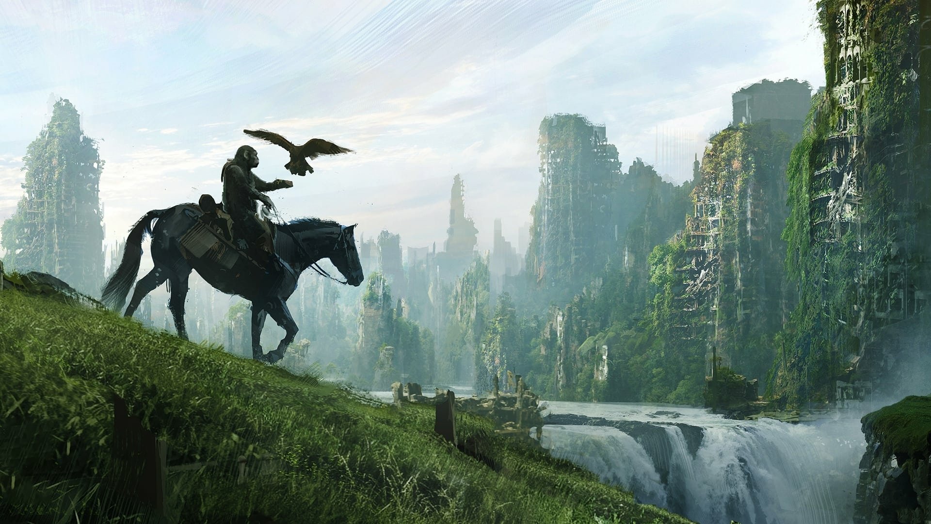kingdom of the planet of the apes 4k wallpaper