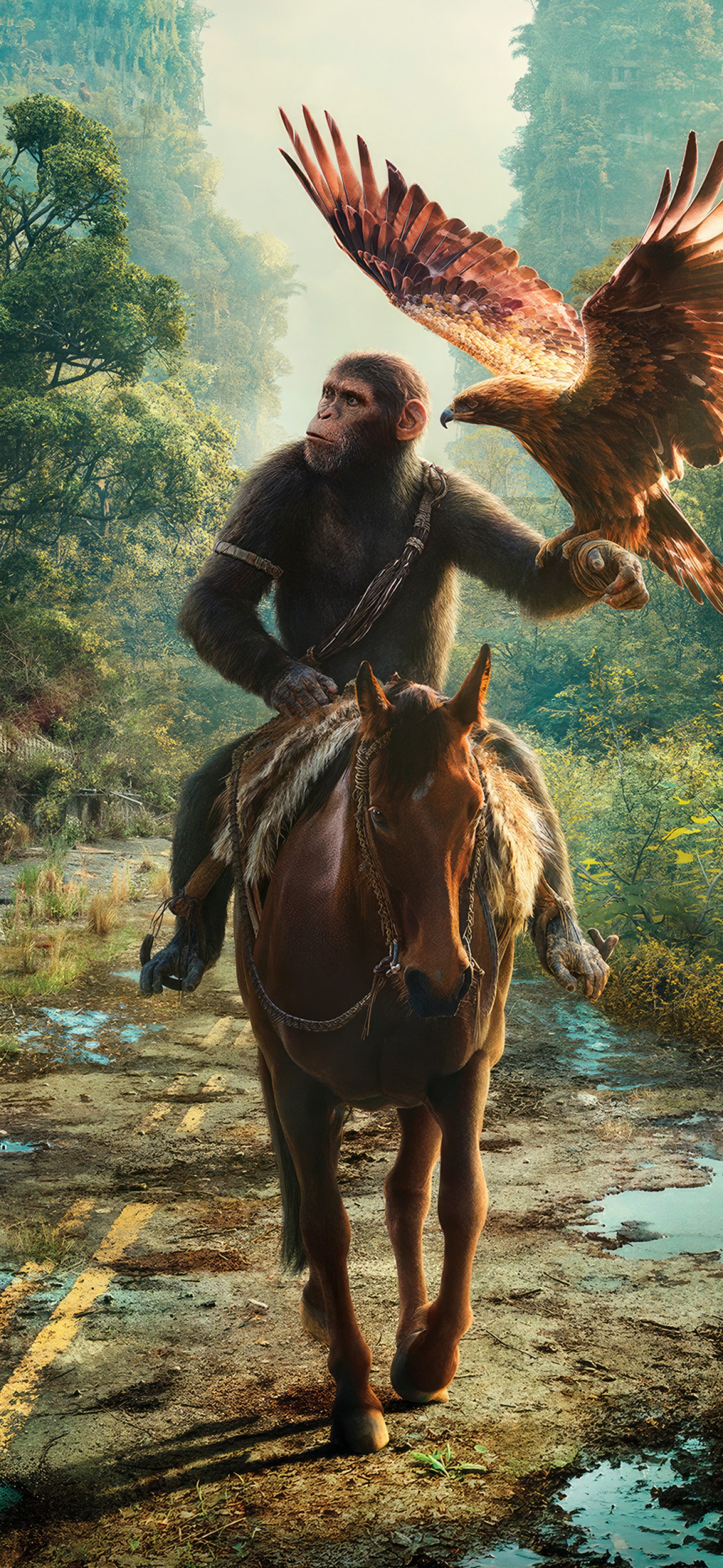 the Apes Wallpaper 4K, 2024 Movies, Caesar