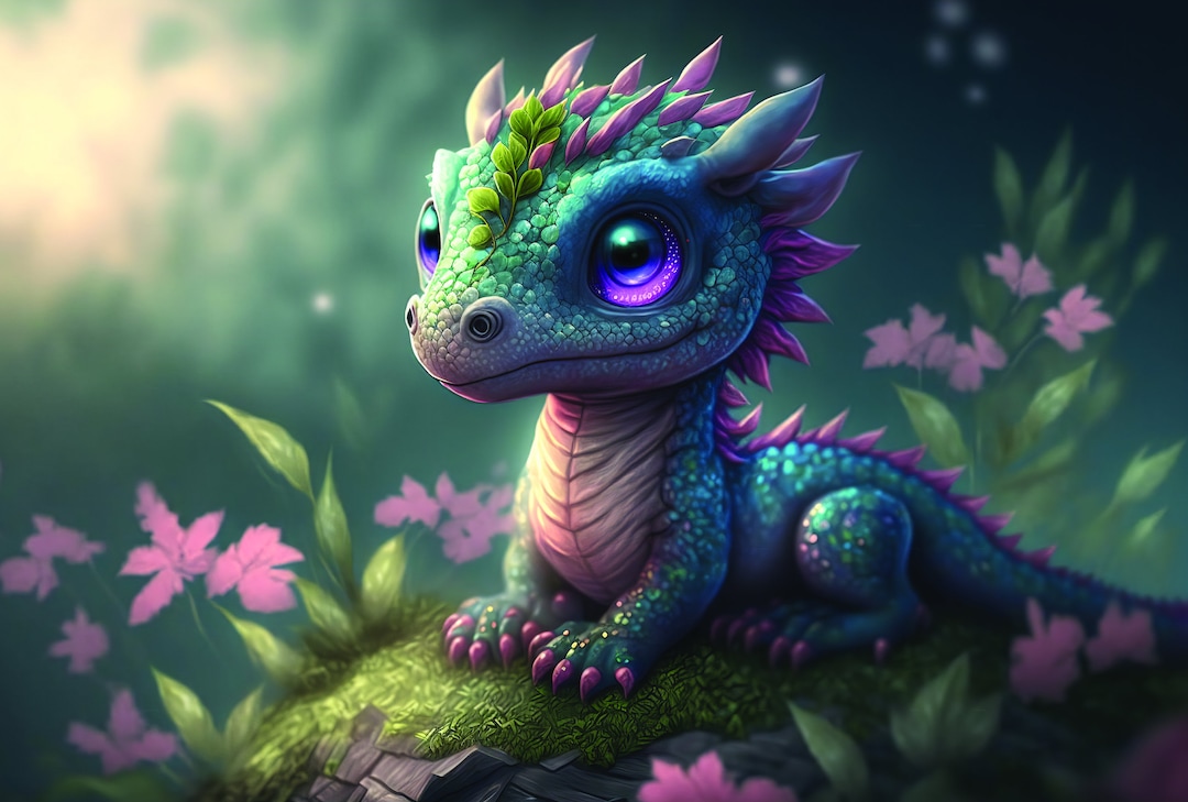 Baby Dragon, Baby Dragon Wall Art