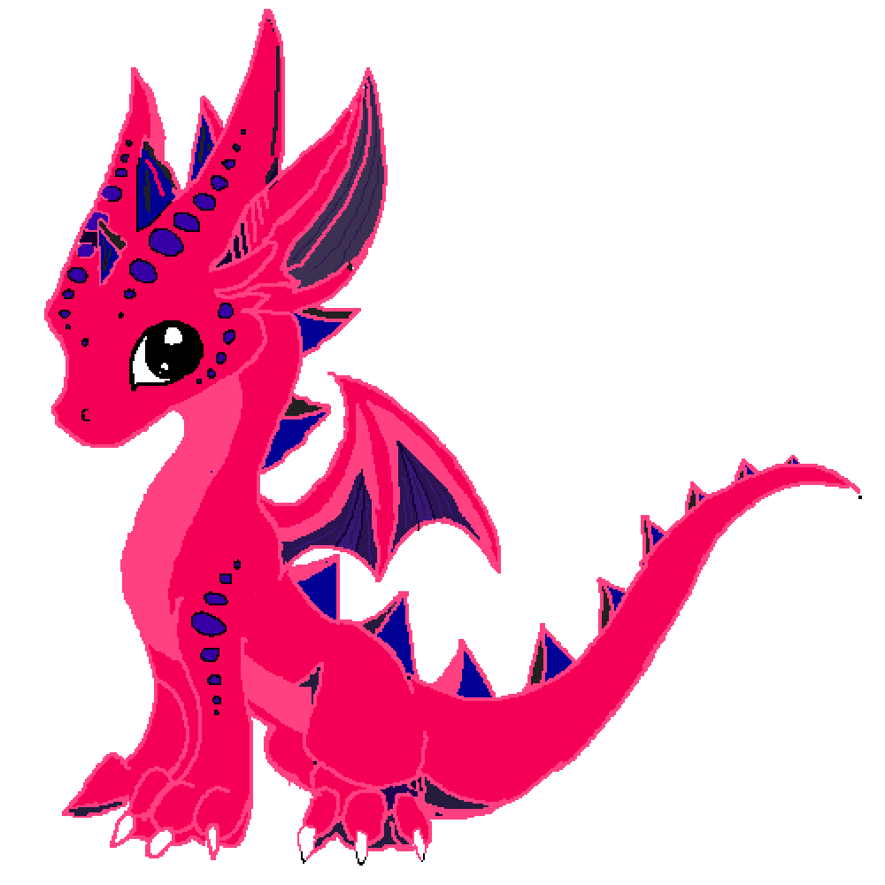 Pixilart baby dragons