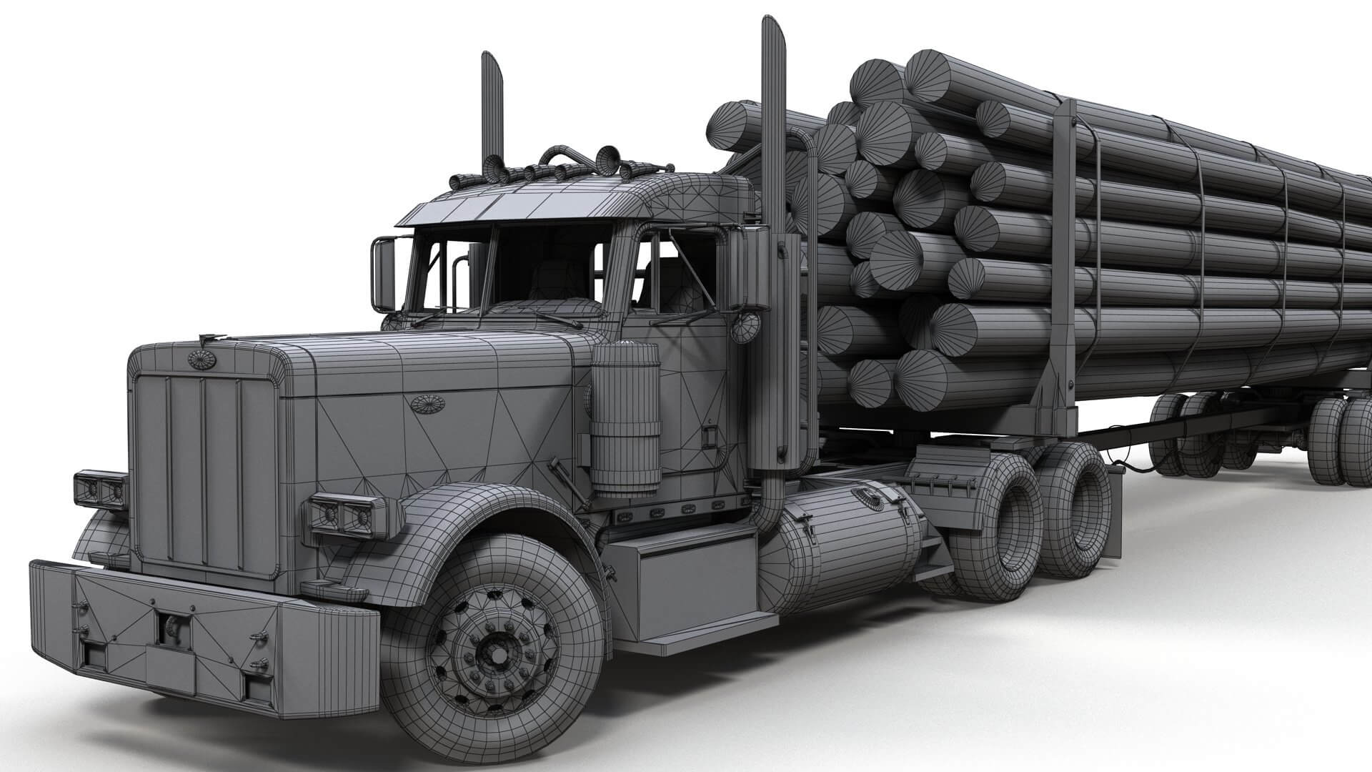 Peterbilt 379 Log Truck