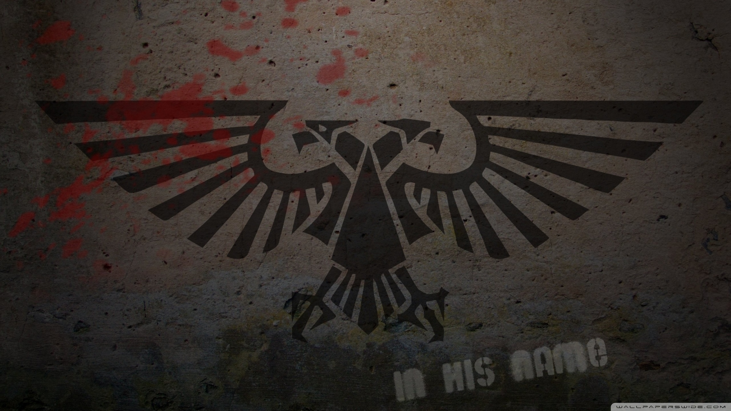 Warhammer 40K Logo Graffiti Ultra HD