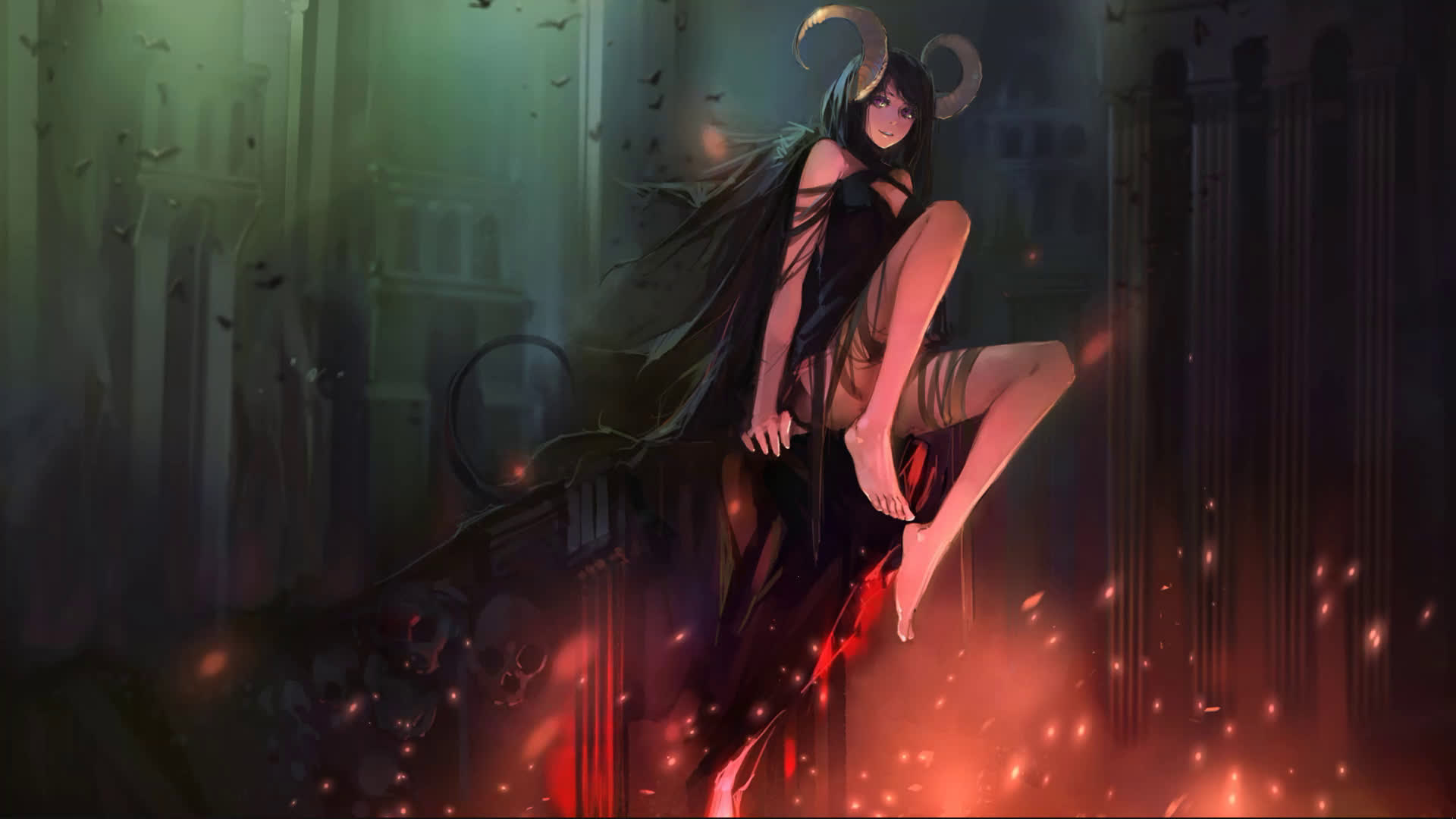Watch Cute Demon Girl Barefoot Live