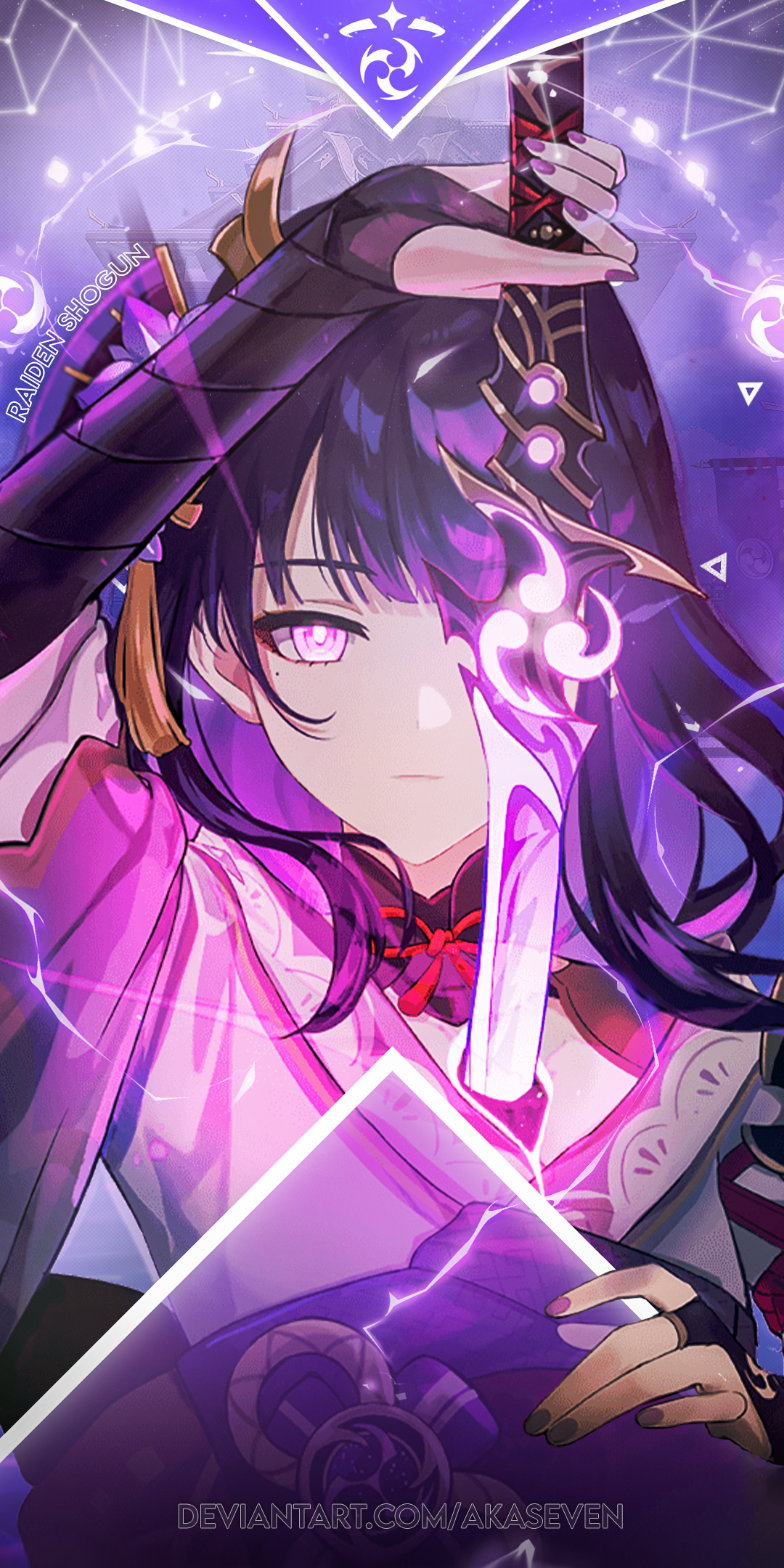 Wallpaper Mobile Raiden Shogun Baal