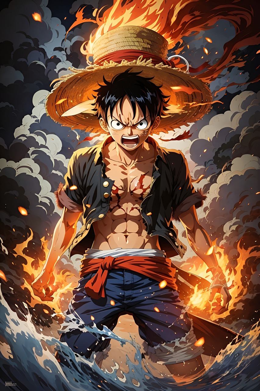 Download Luffy, Anime, Background