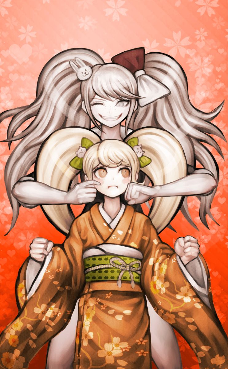 Mukuro Ikusaba and Hiyoko Saionji
