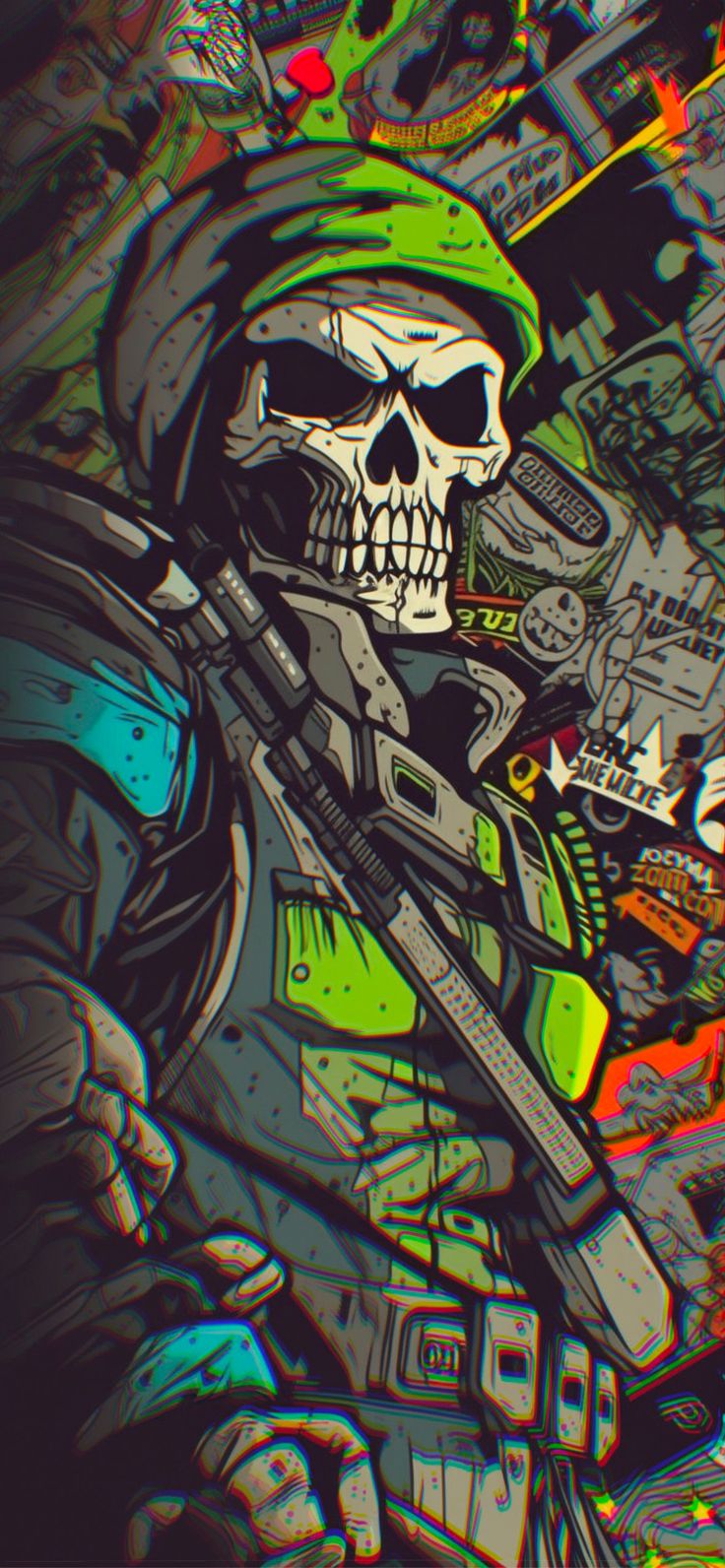 Skeleton Army Wallpapers - Wallpaper Cave, image size:736x1592