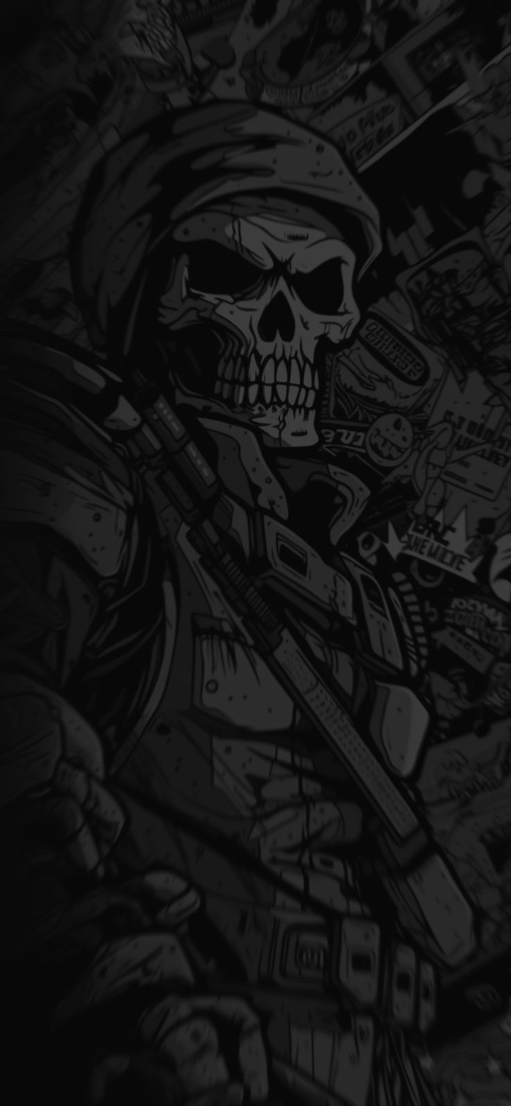 Skull Soldier Art Wallpaper