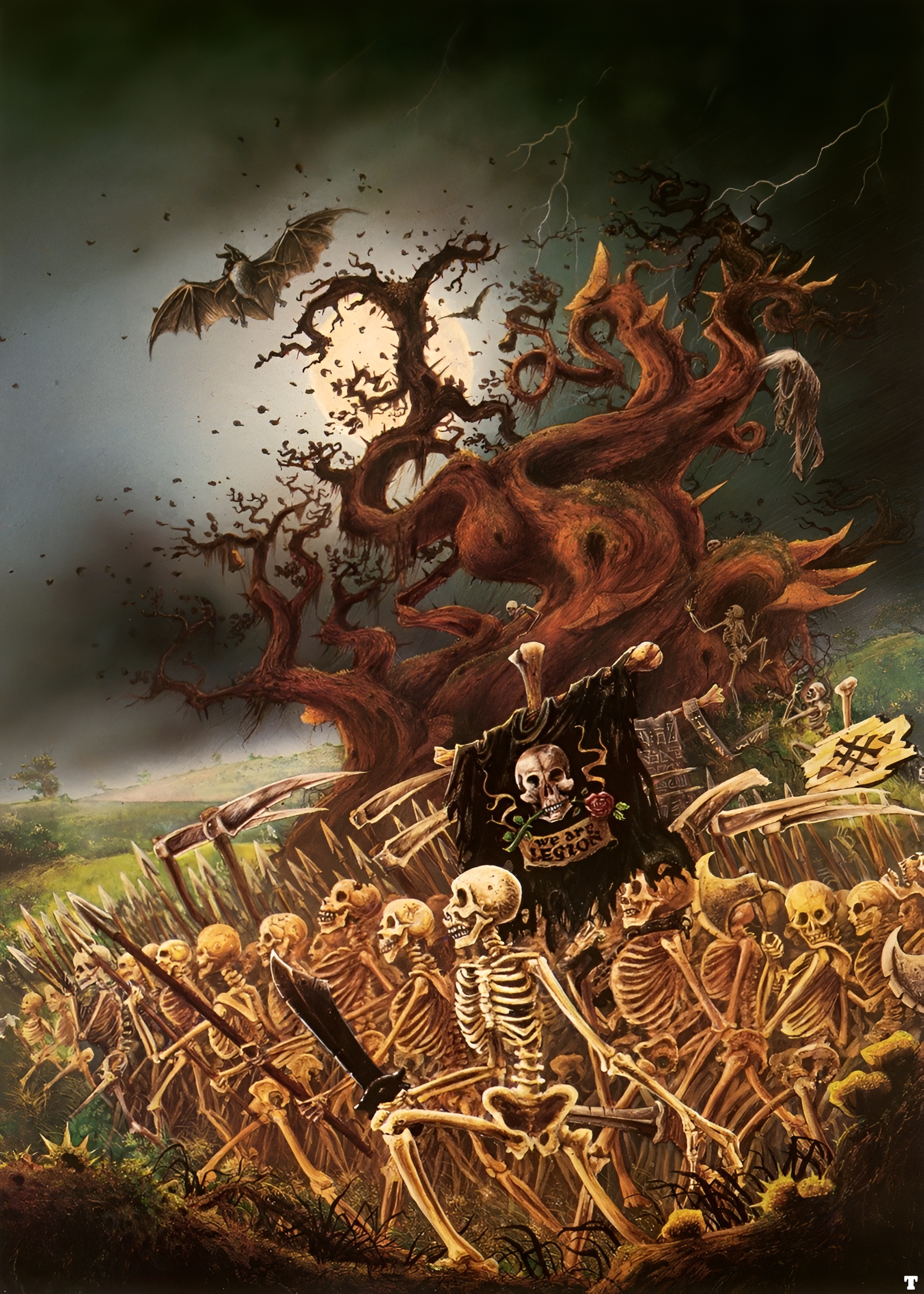 Oldhammer, Warhammer, skeleton, banner