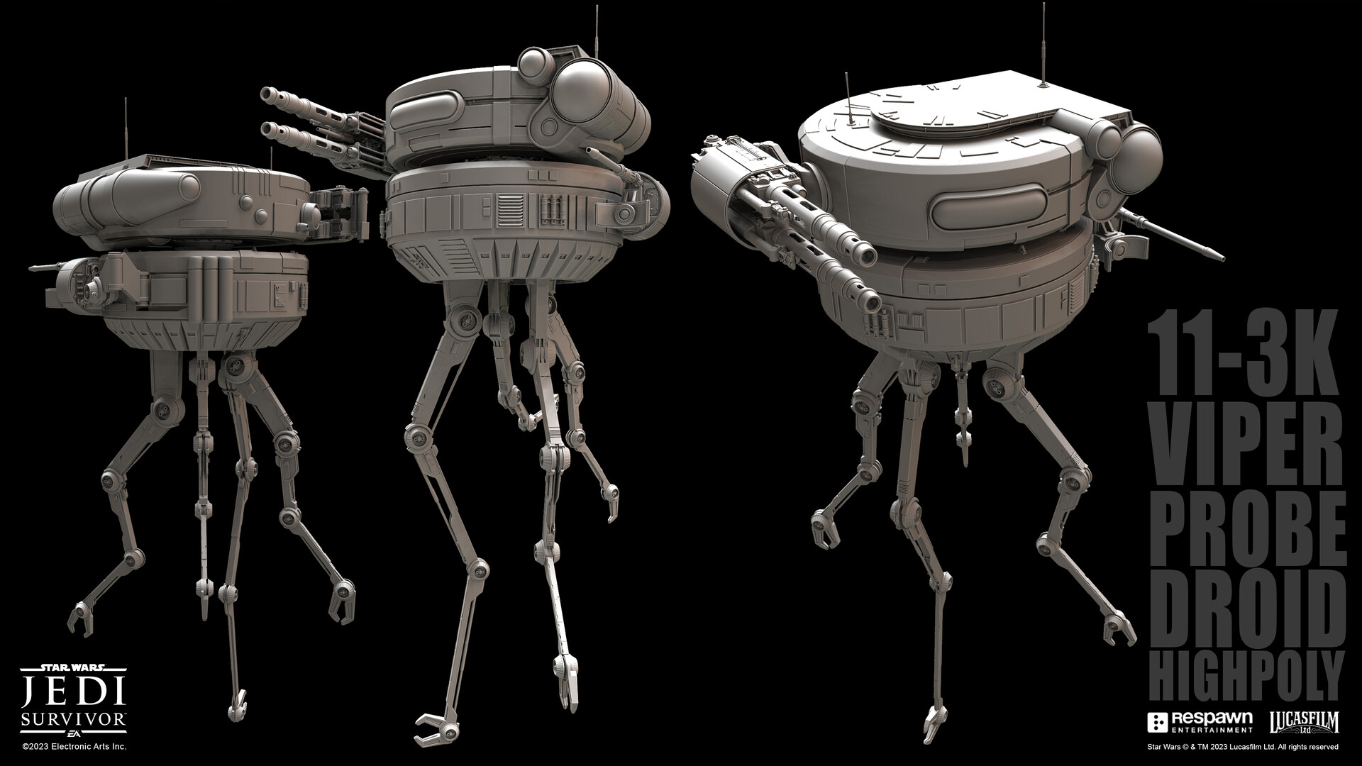 Various Droids from Star Wars