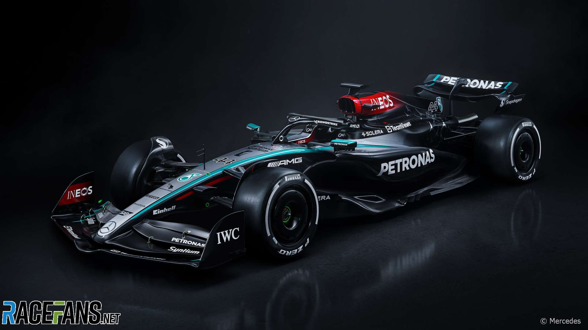 Hamilton's final Mercedes revealed