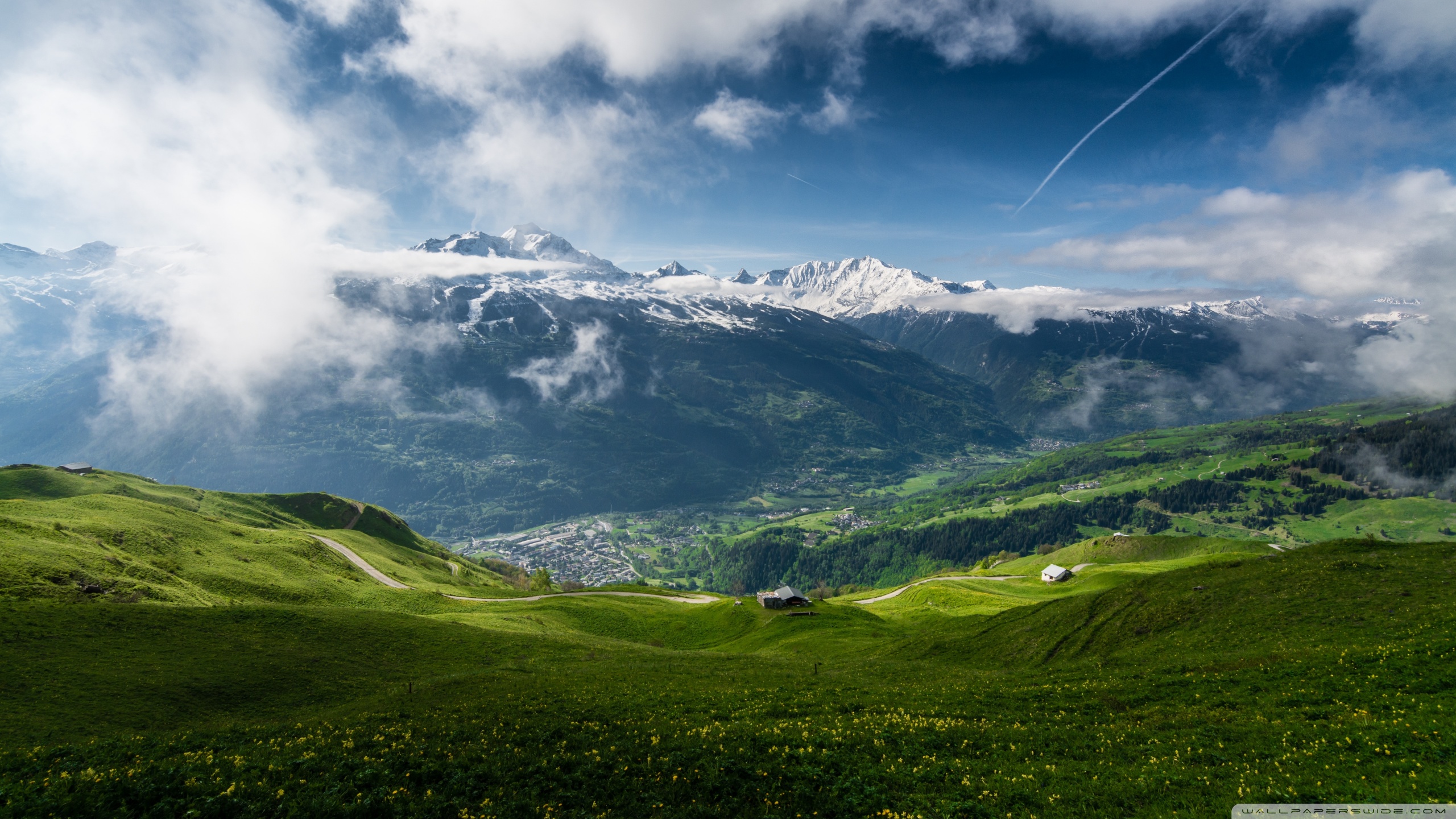 Spring Mountain Landscape Ultra HD