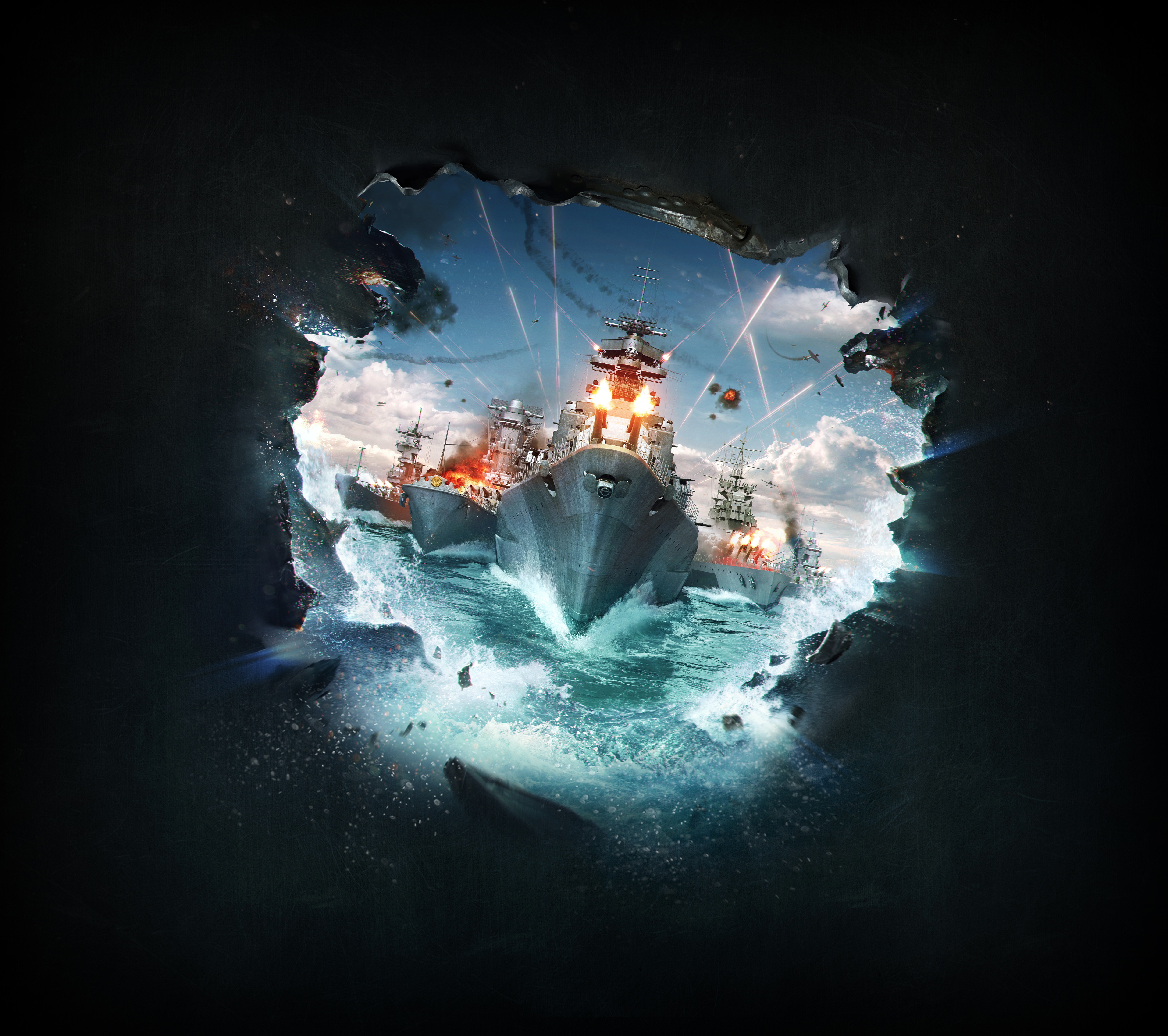 Warship 4k Wallpaper