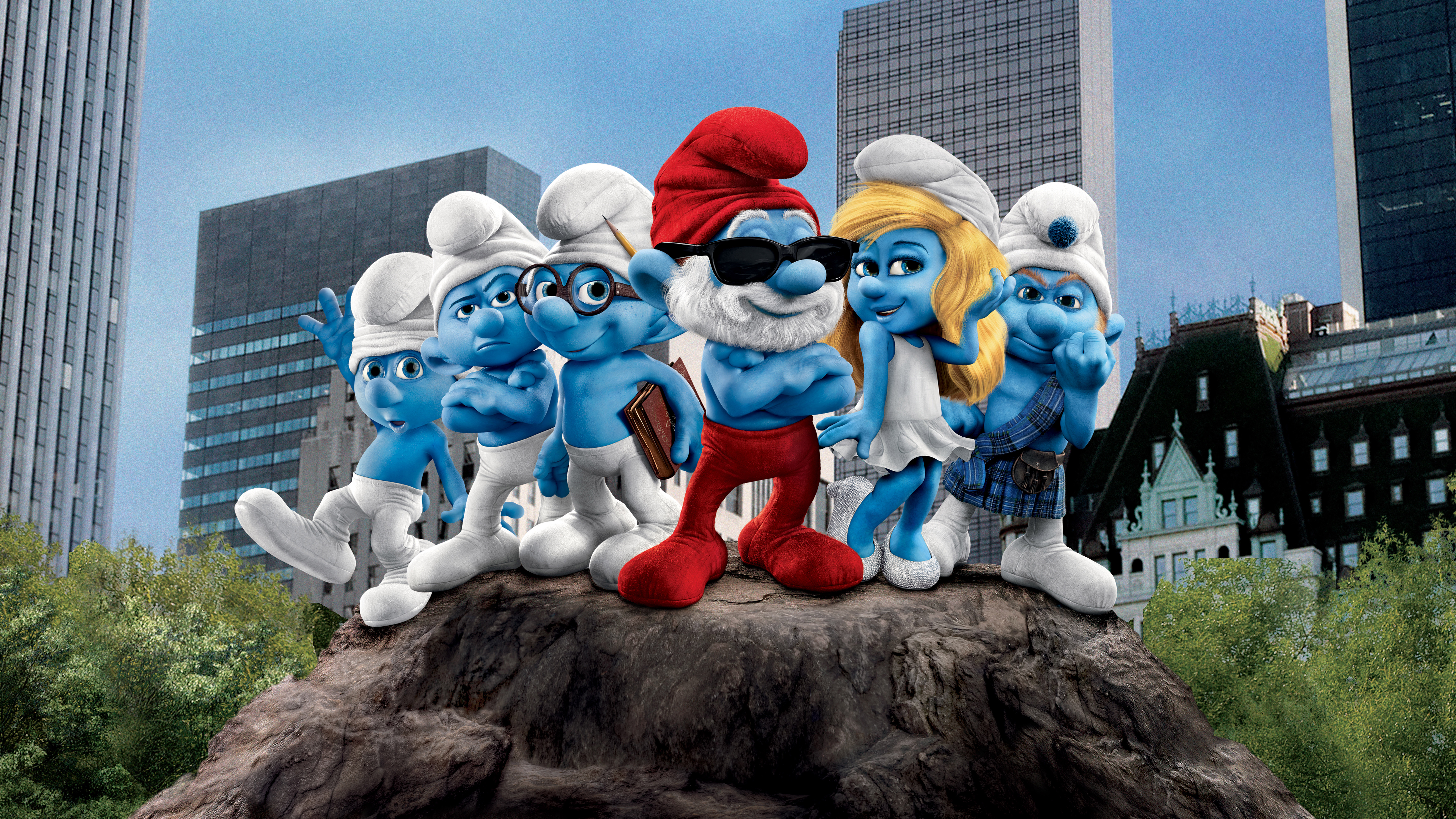 Movie The Smurfs 8k Ultra HD Wallpaper