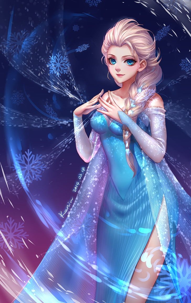 cartoon, Frozen (movie), Princess Elsa
