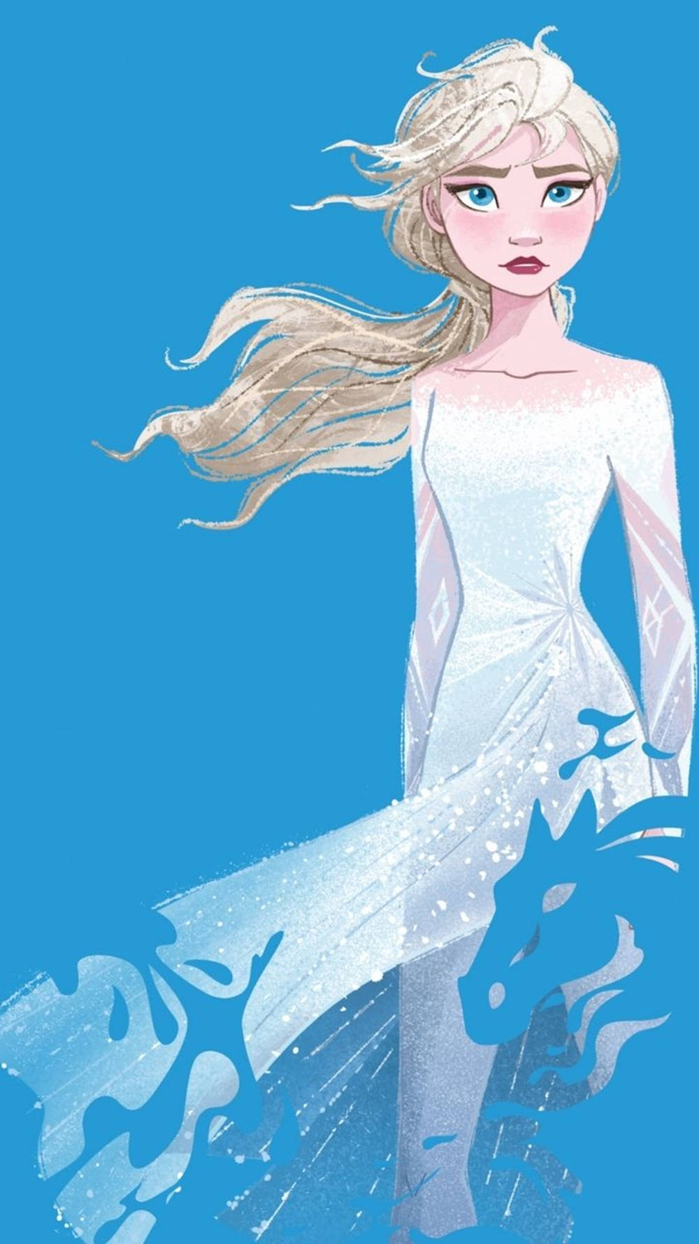 Download Elsa Frozen 2 Art Wallpaper