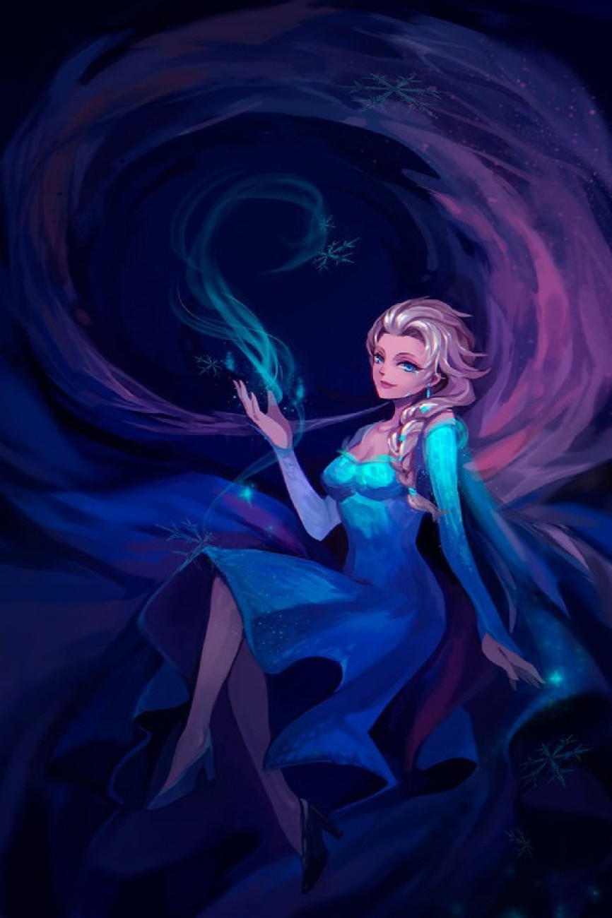 cartoon frozen movie princess elsa fan