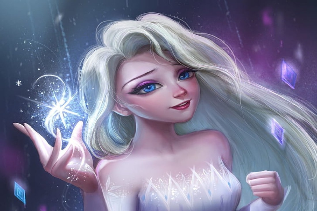 Smoky Design movie frozen 2 blue eyes