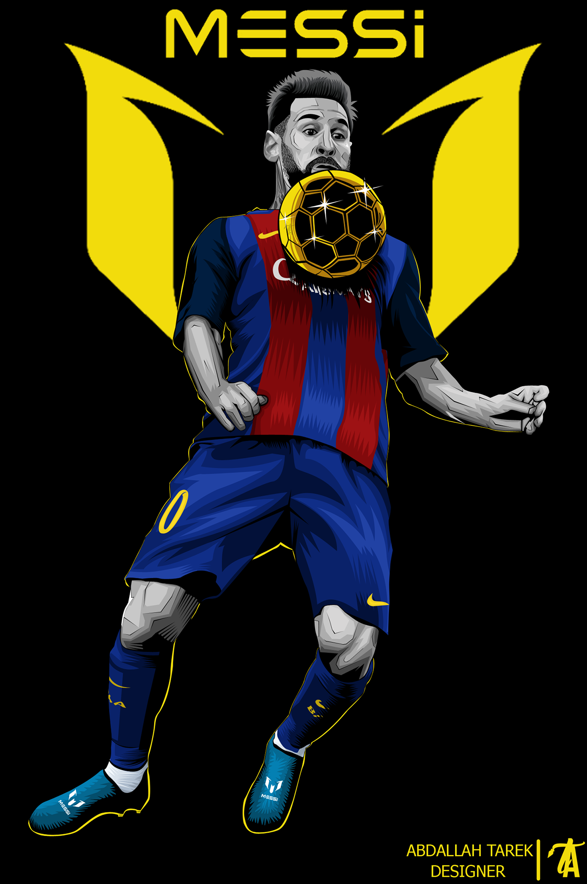 Vector Art For Lionel Messi - Behance