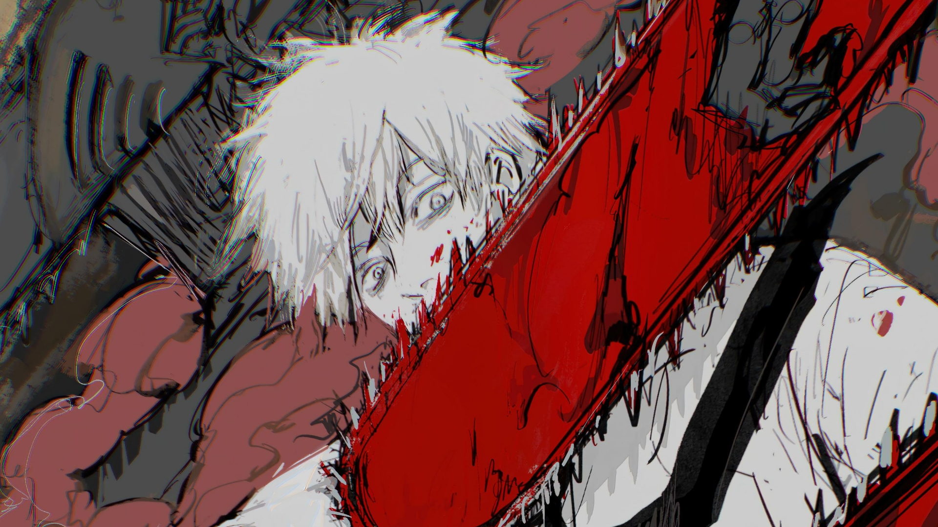 Beam Chainsaw Man Wallpaper