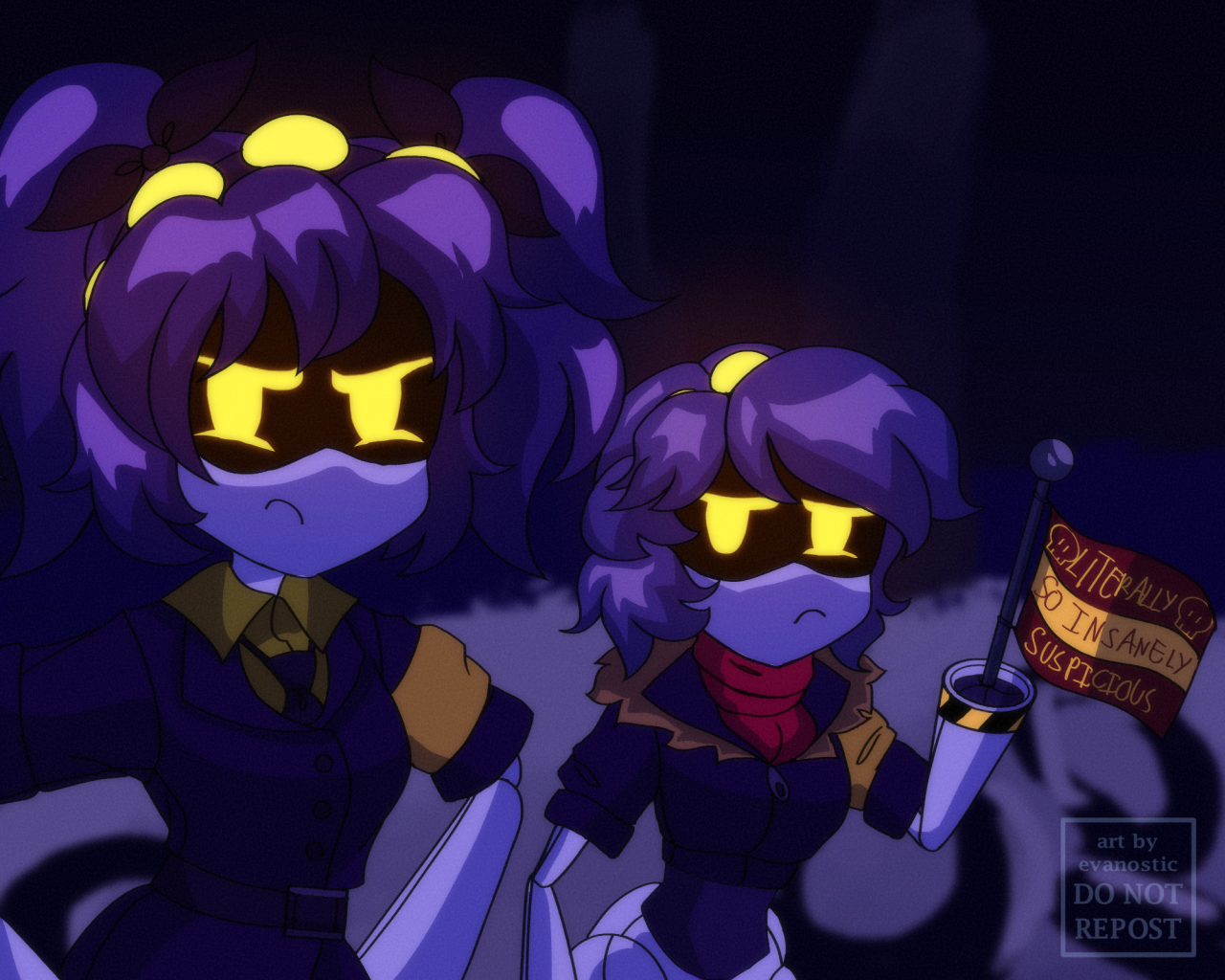 murder drones as a 90s anime