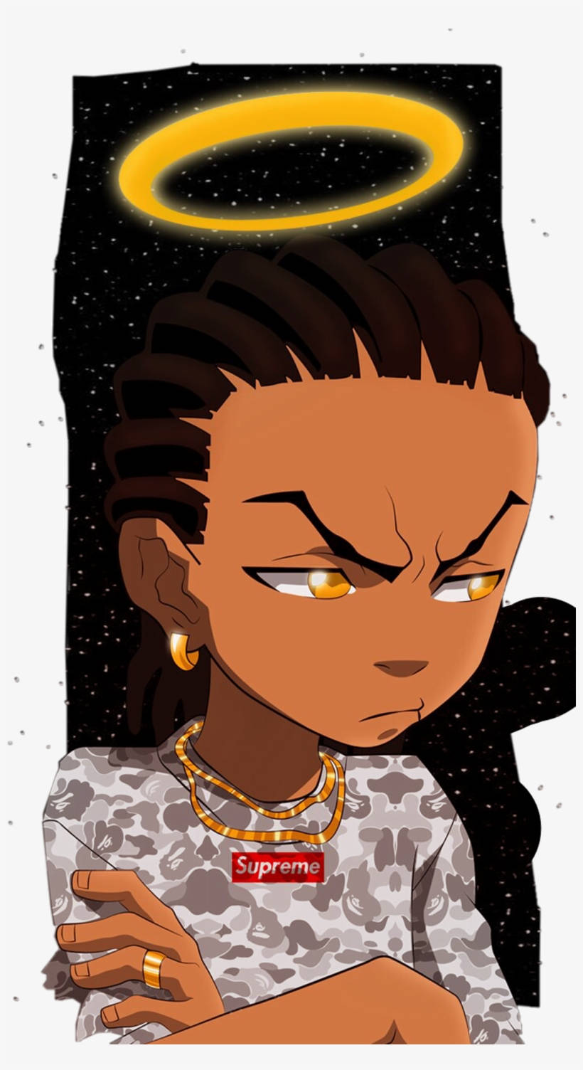 Gold Halo Boondocks HD Wallpaper