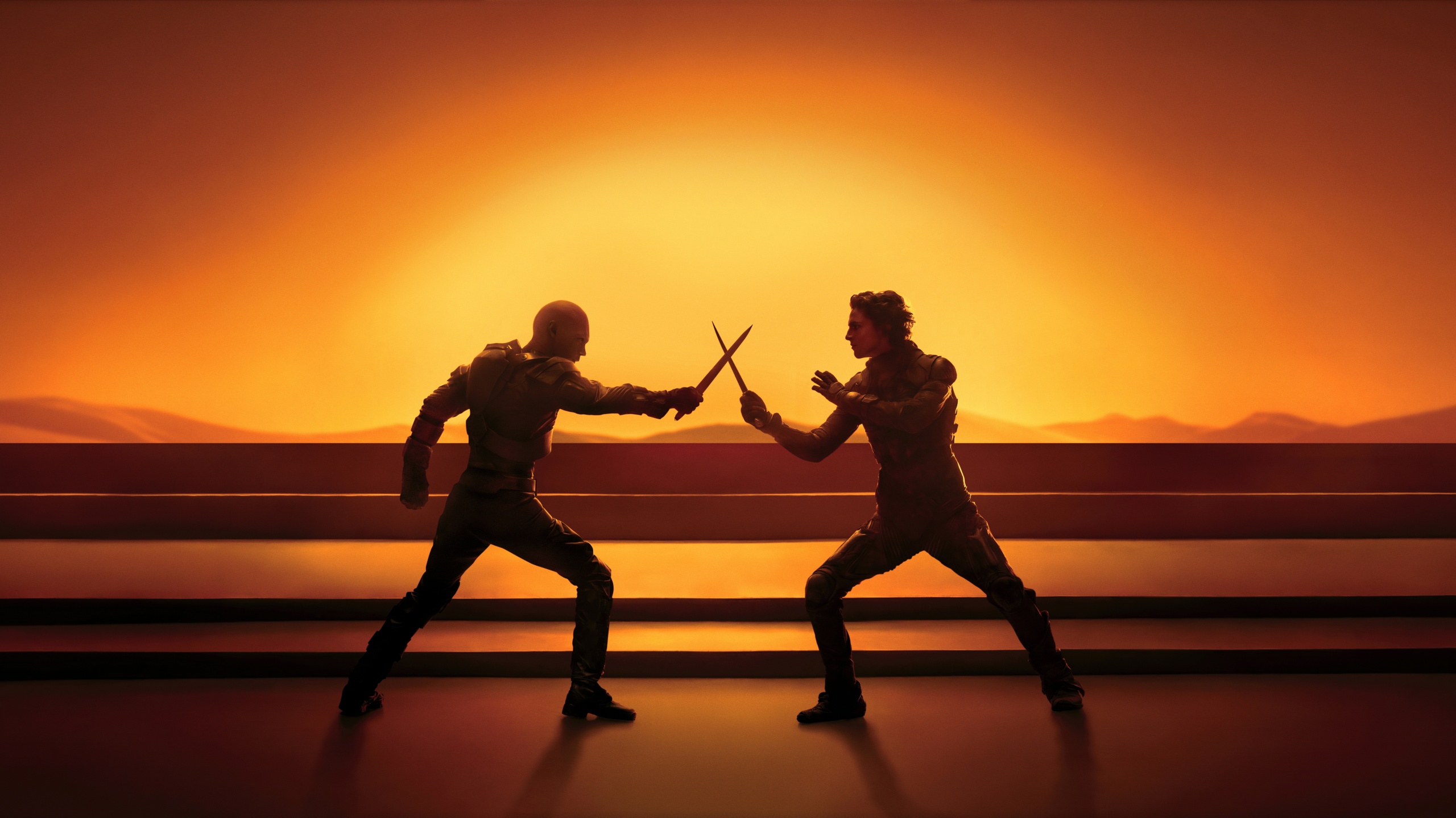 Dune 2 Wallpaper 4K, Boss Fight