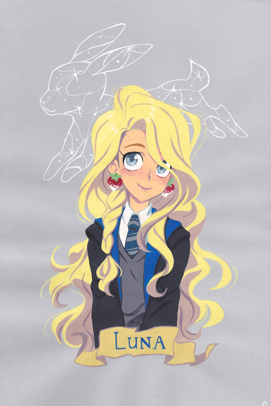 Download Luna Lovegood Cartoon Cute