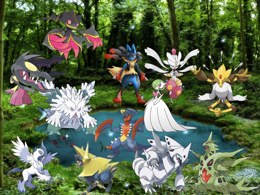 Mega Evolution Collage!. Pokémon Amino