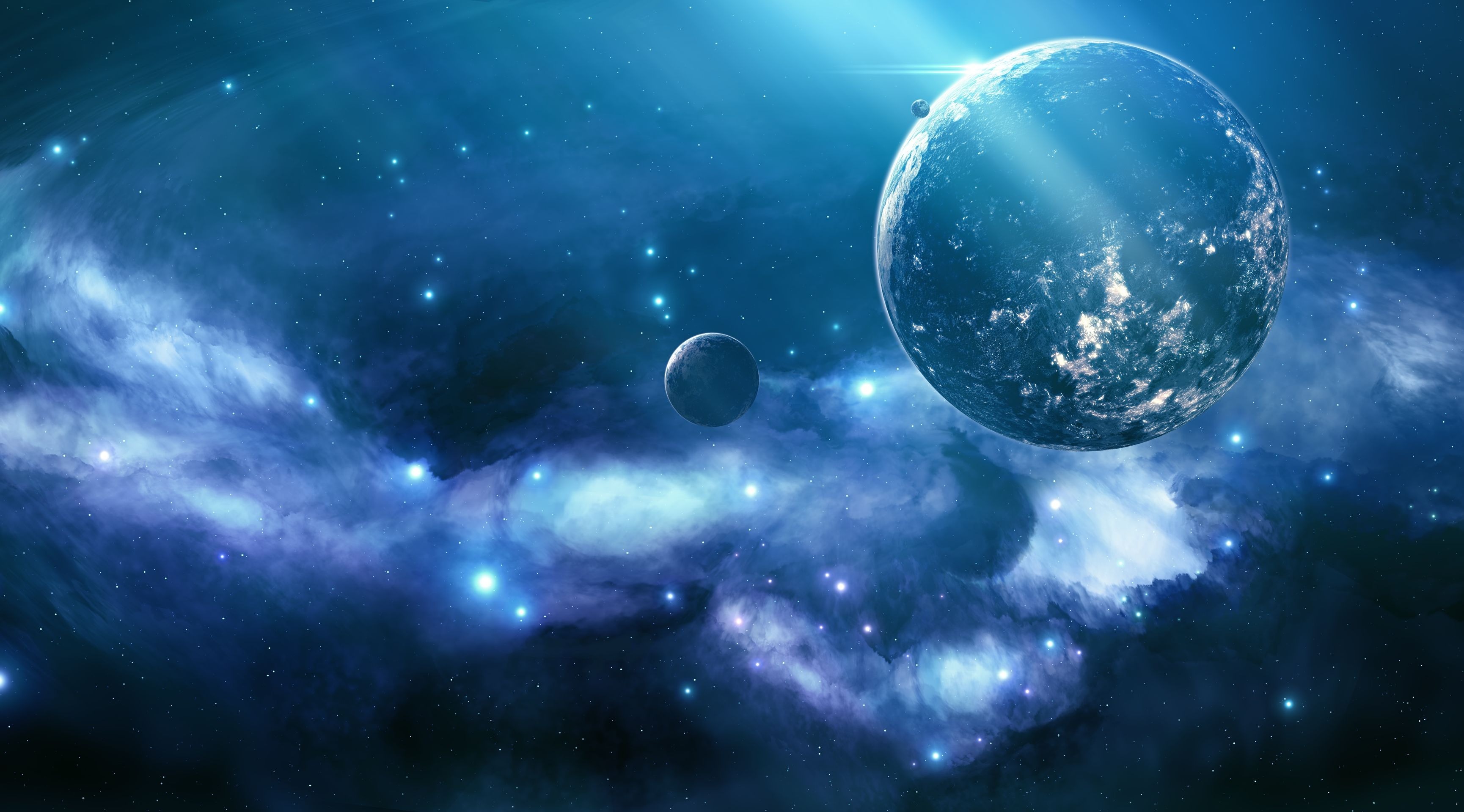 HD desktop wallpaper: Planets, Sci Fi