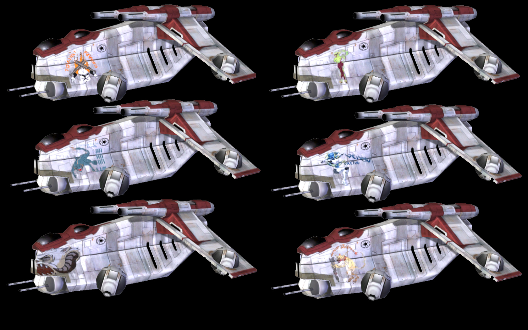 LAAT Nose Art Variants image